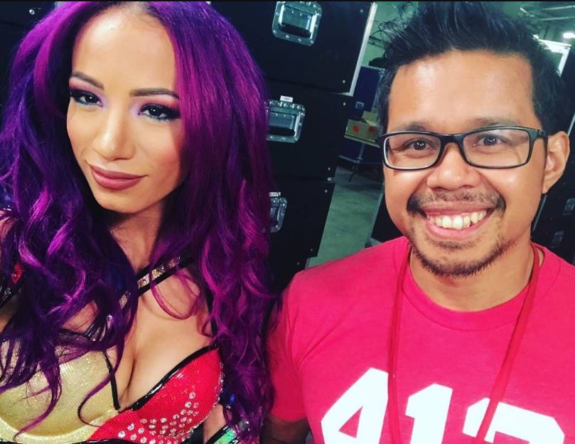 Sasha Banks Height in cm Feet Inches Weight Body Measurements